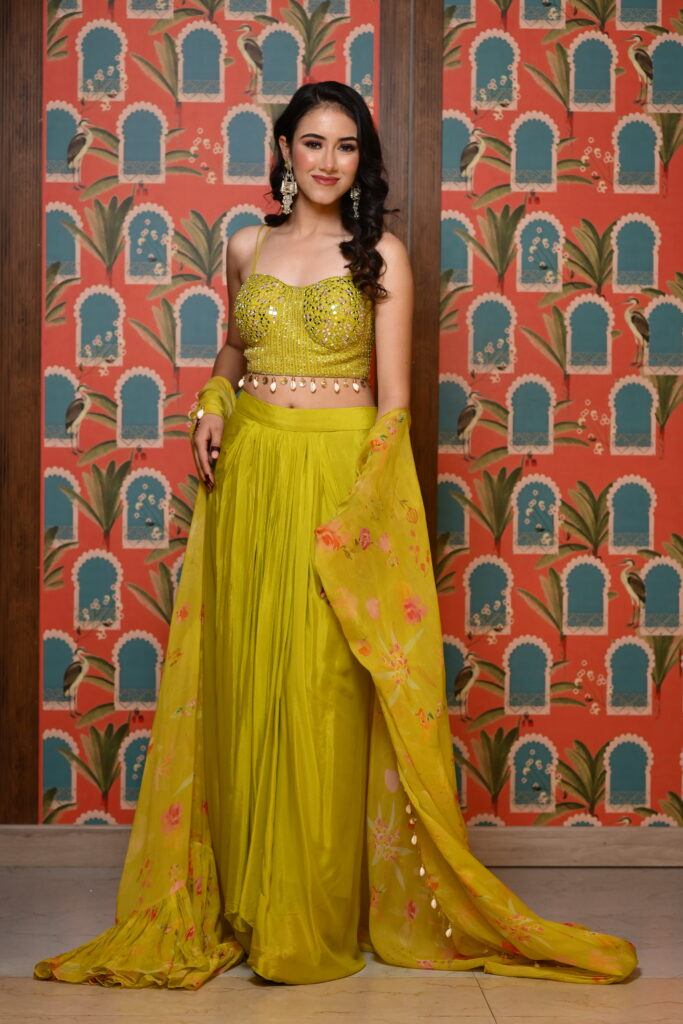 Yellow Lehenga Choli