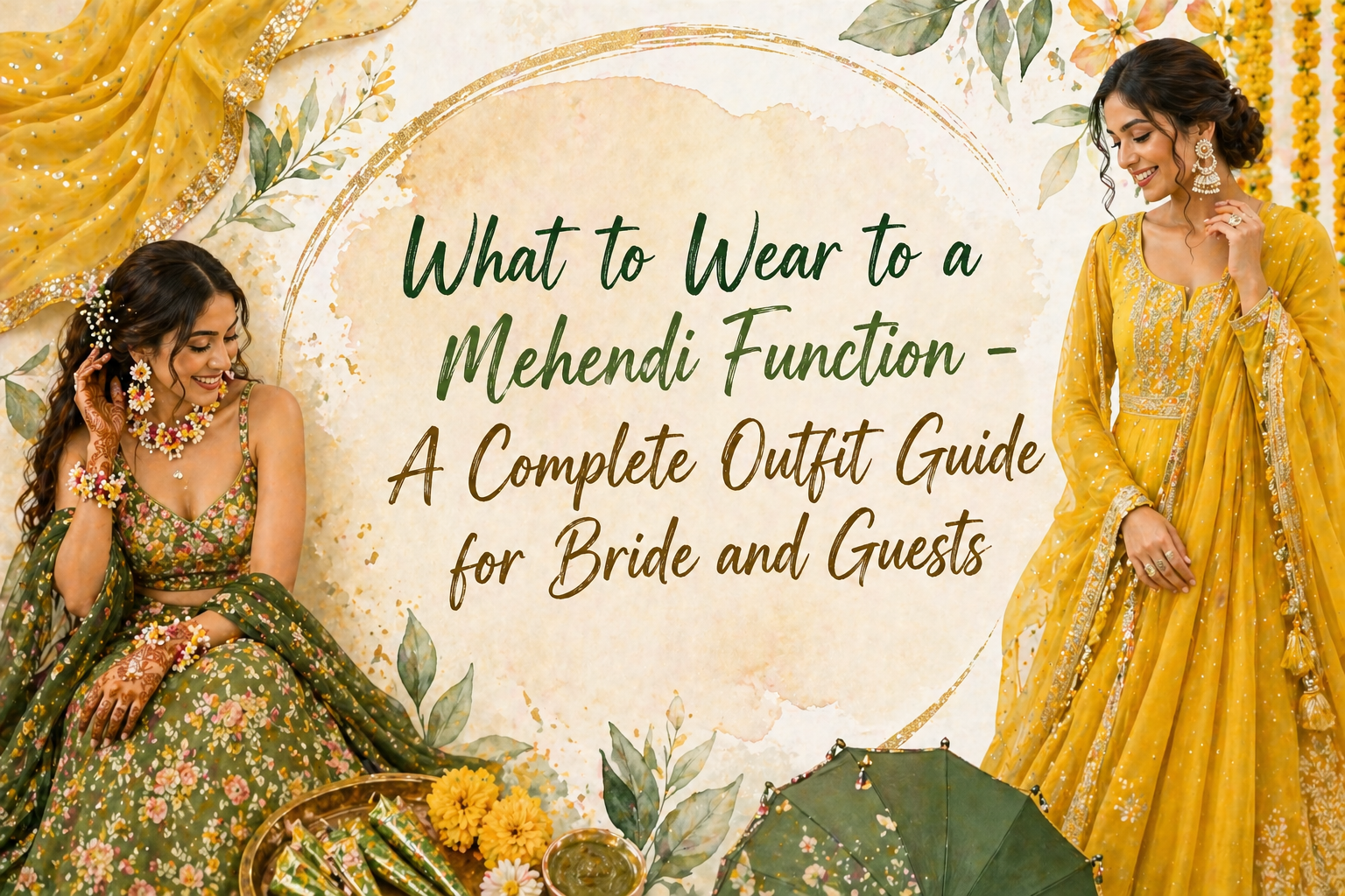 mehendi outfit