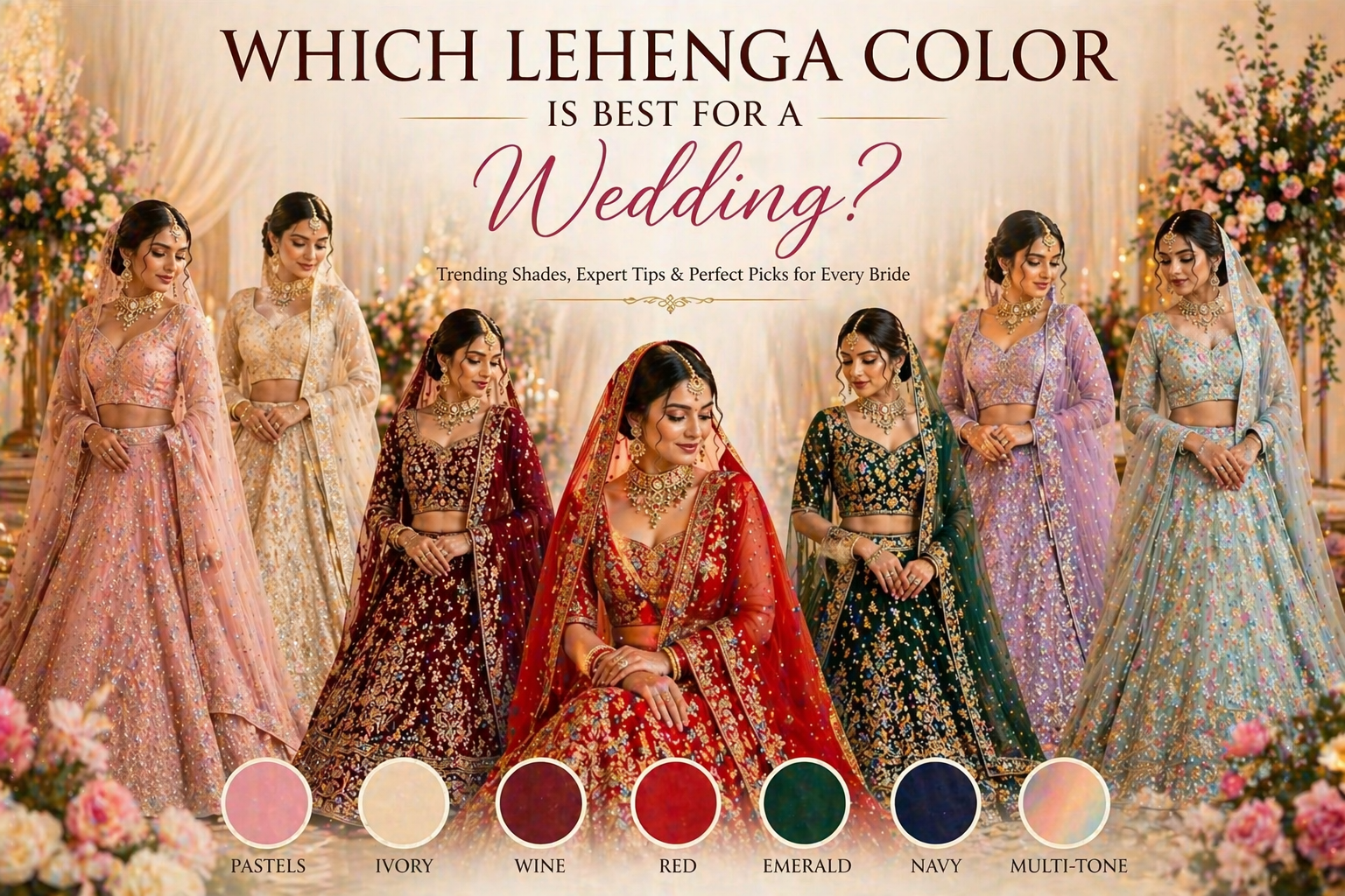 wedding lehenga color
