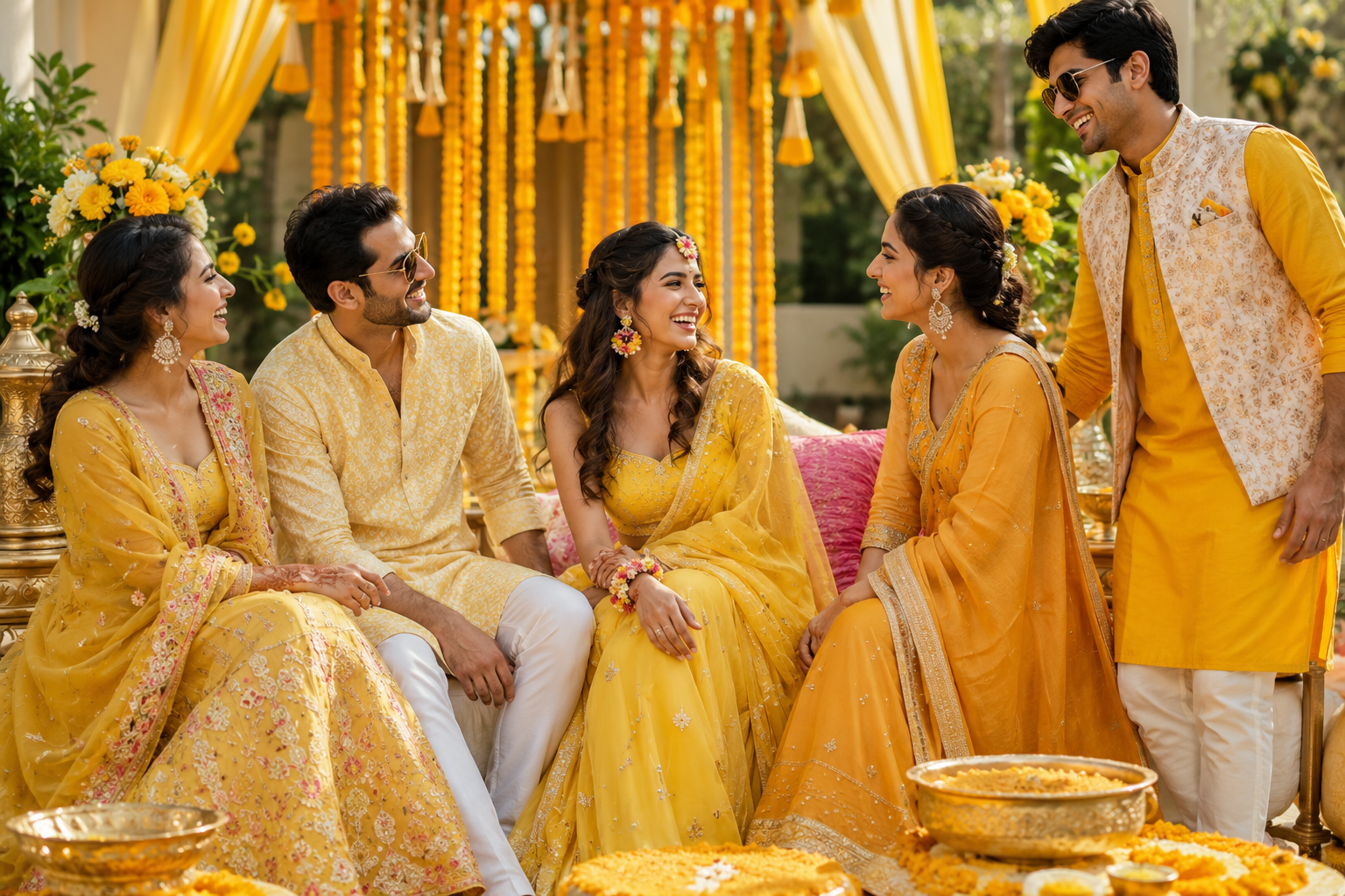 haldi ceremony outfit, haldi outfit ideas.