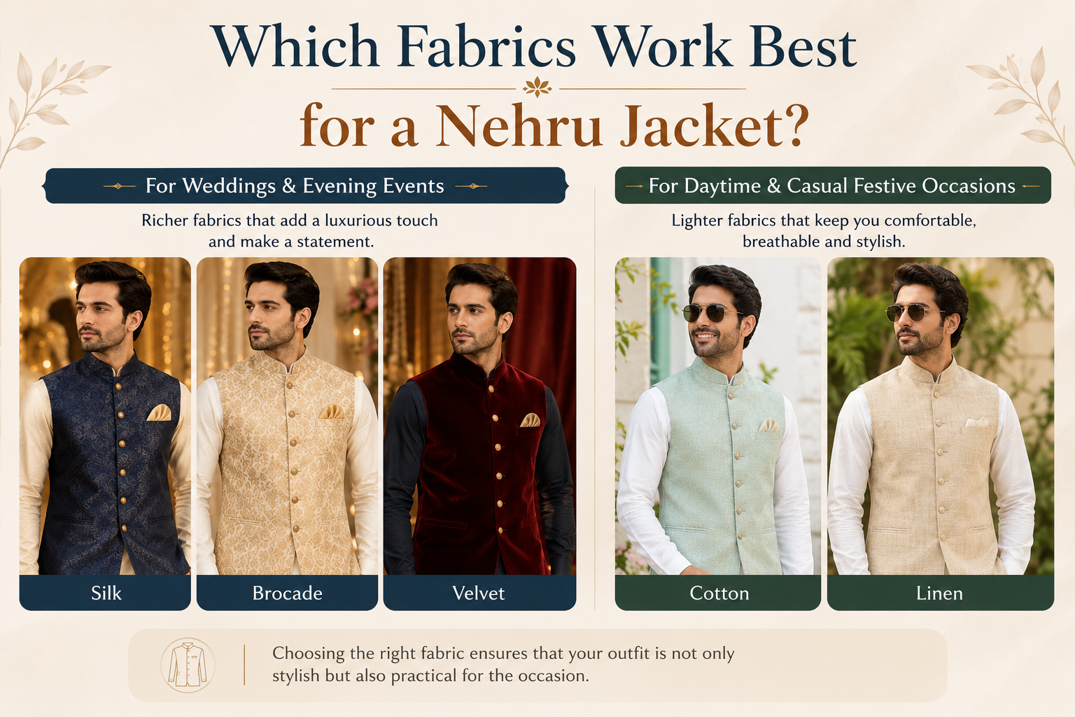 nehru jacket men, ethnic jacket