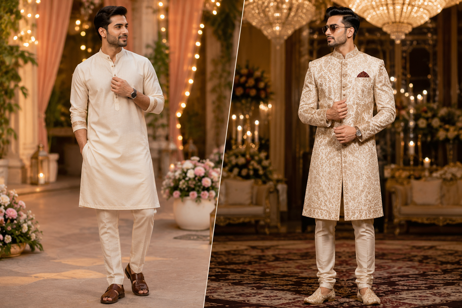 modern ethnic wear for men, best outfit for wedding guest male