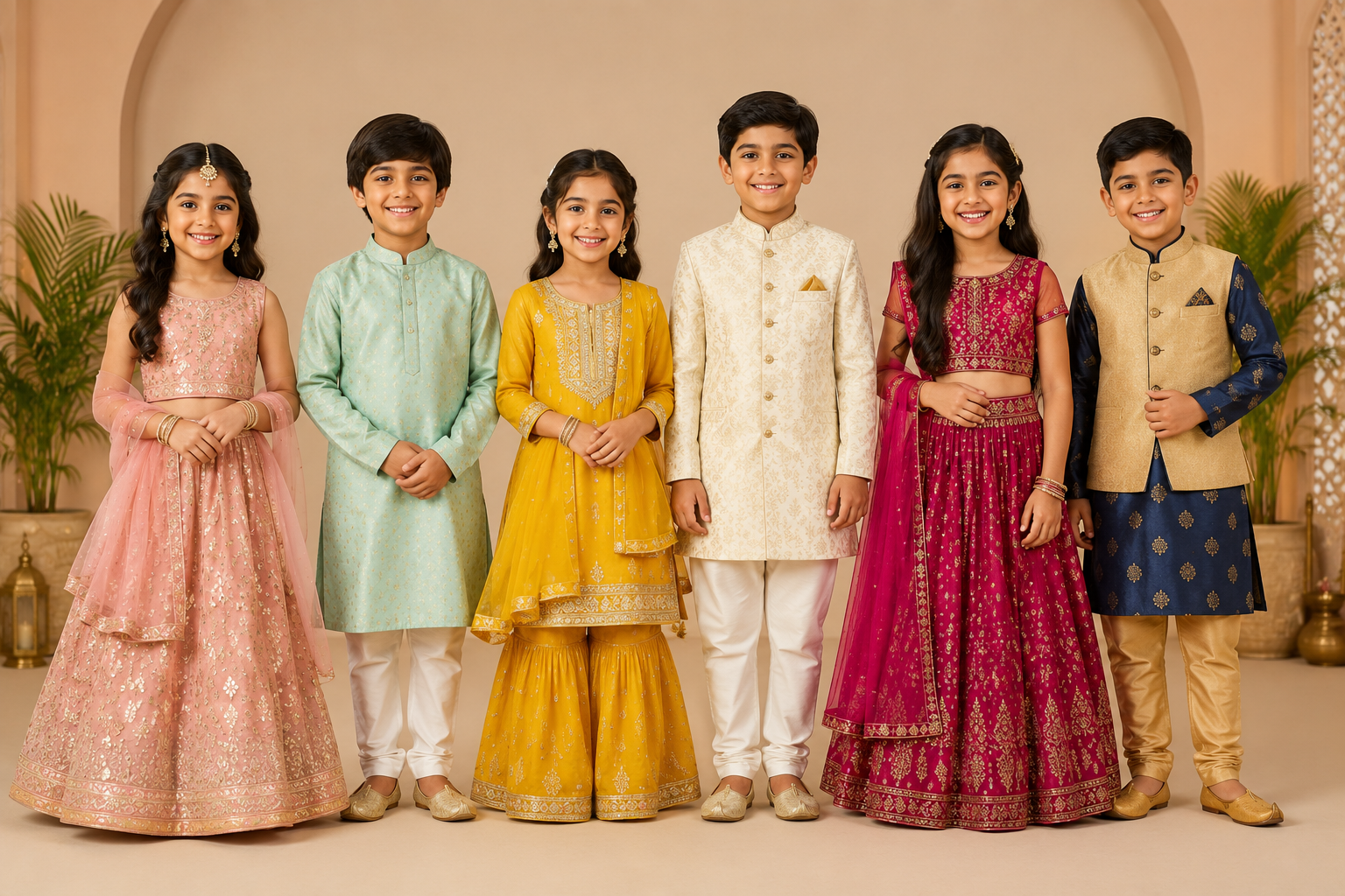 kids ethnic wear, stylish ethnic outfits for kids