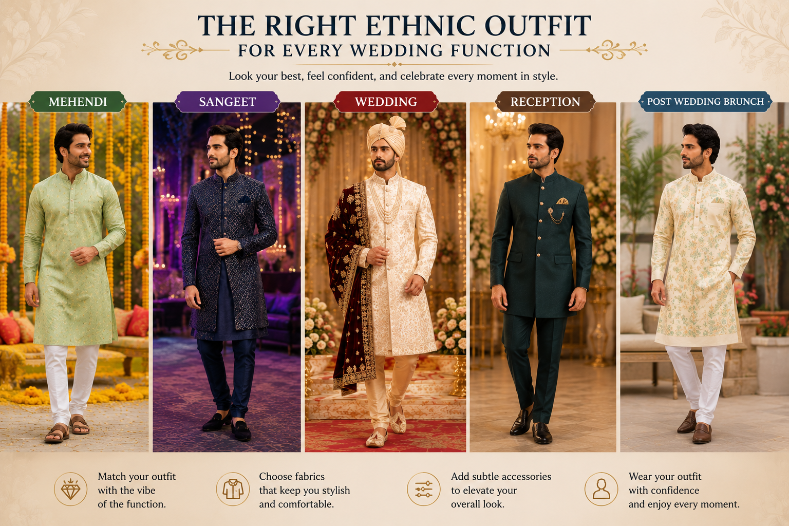 ethnic outfit for men, groom outfit