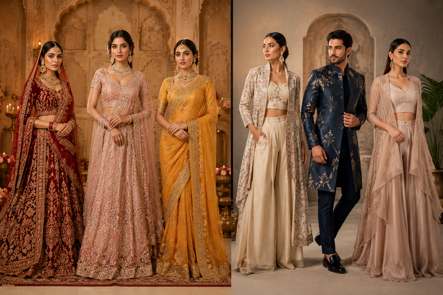 indo western outfits, fusion wear India
