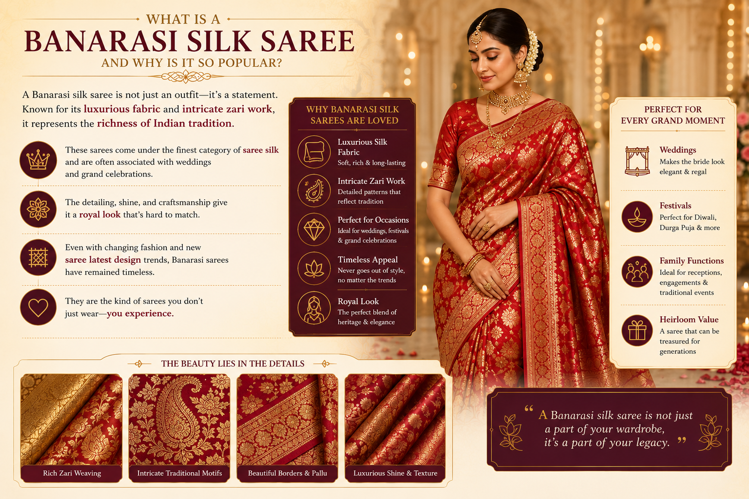 Banarasi Silk Saree vs Georgette Saree