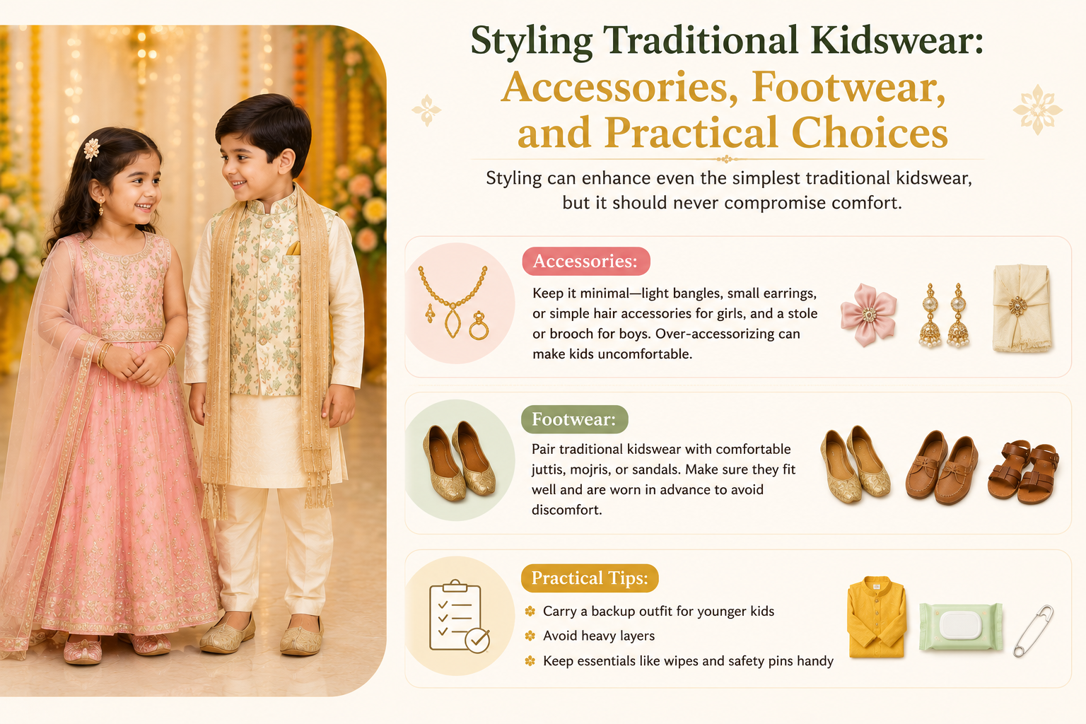 traditional kidswear, Indian wedding outfits for kids.