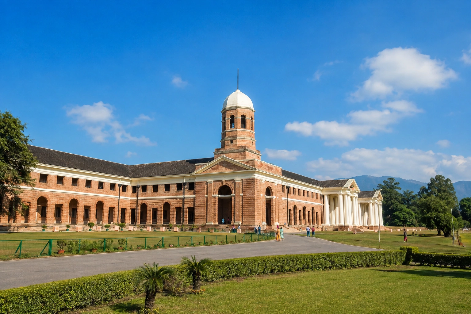 Historic Forest Research Institute building in Dehradun